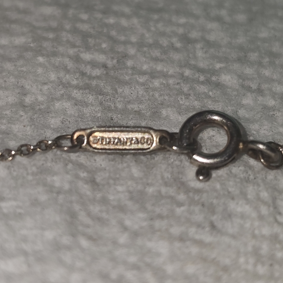 Tiffany & Co. Triple Key Motif Silver Gold Pendant Necklace Ag925 Au750 18in Lg - Picture 8 of 15